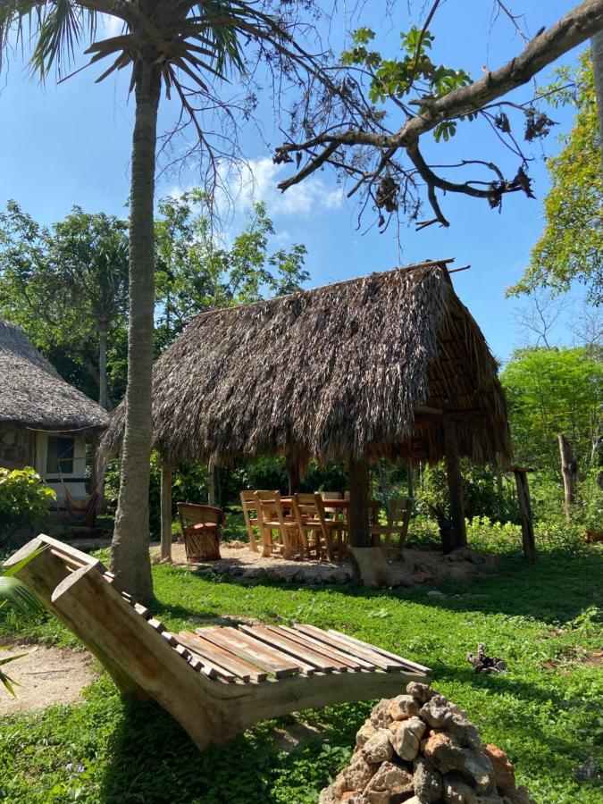 Encantadora Villa Maya Tradicional En Rancho Agroecologico Tzucaceb Extérieur photo