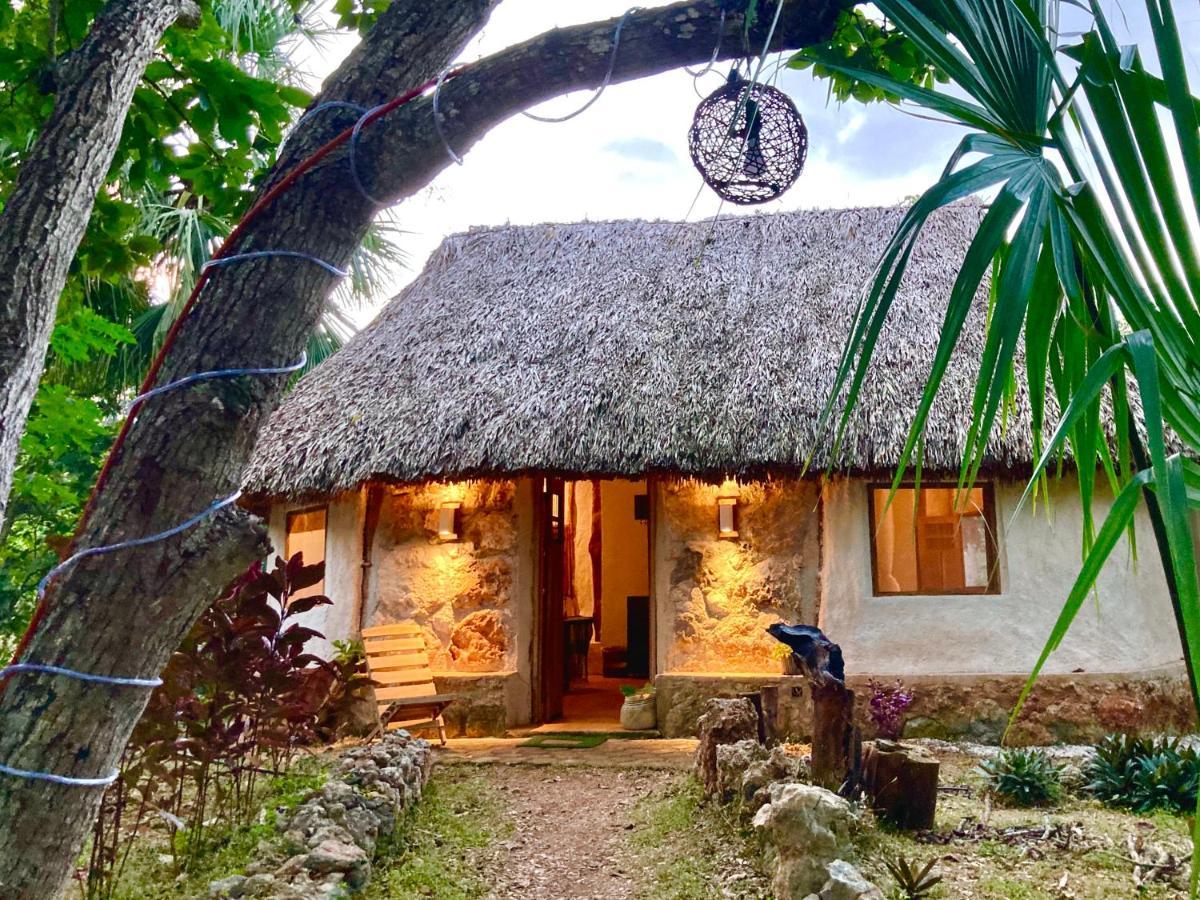 Encantadora Villa Maya Tradicional En Rancho Agroecologico Tzucaceb Extérieur photo