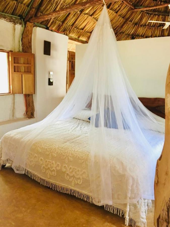Encantadora Villa Maya Tradicional En Rancho Agroecologico Tzucaceb Extérieur photo