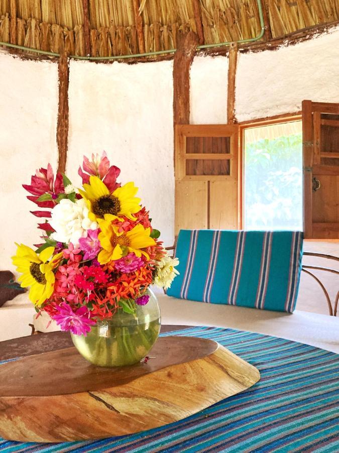 Encantadora Villa Maya Tradicional En Rancho Agroecologico Tzucaceb Extérieur photo