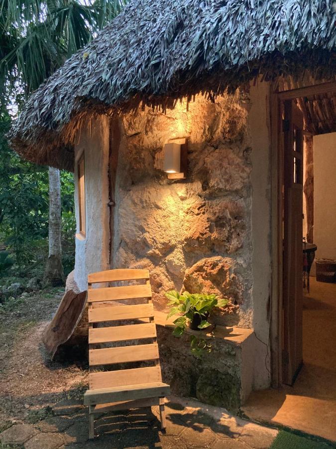 Encantadora Villa Maya Tradicional En Rancho Agroecologico Tzucaceb Extérieur photo