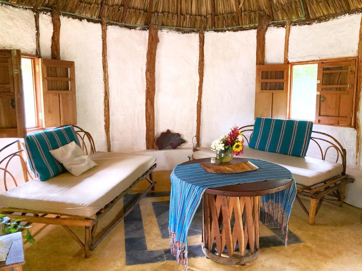 Encantadora Villa Maya Tradicional En Rancho Agroecologico Tzucaceb Extérieur photo